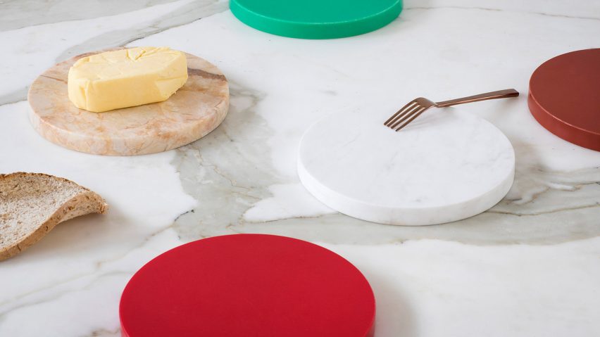 Dezeen has teamed up with Antwerp-based label valerie_objects to give readers the chance to win one of three pairs of kitchen accessories, designed by Belgian duo Muller Van Severen.
