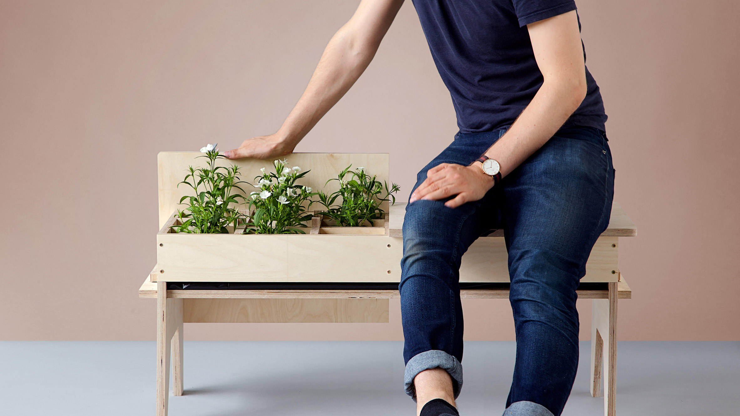 Florian creates "temporary gardens" in small spaces