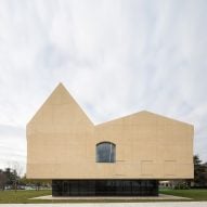 Geometric forms and embossed details recall historic predecessors at Spanish psychiatric facility