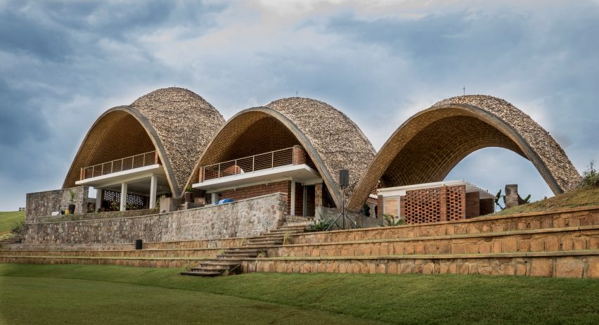 Rwanda cricket stadium by Light Earth Designs