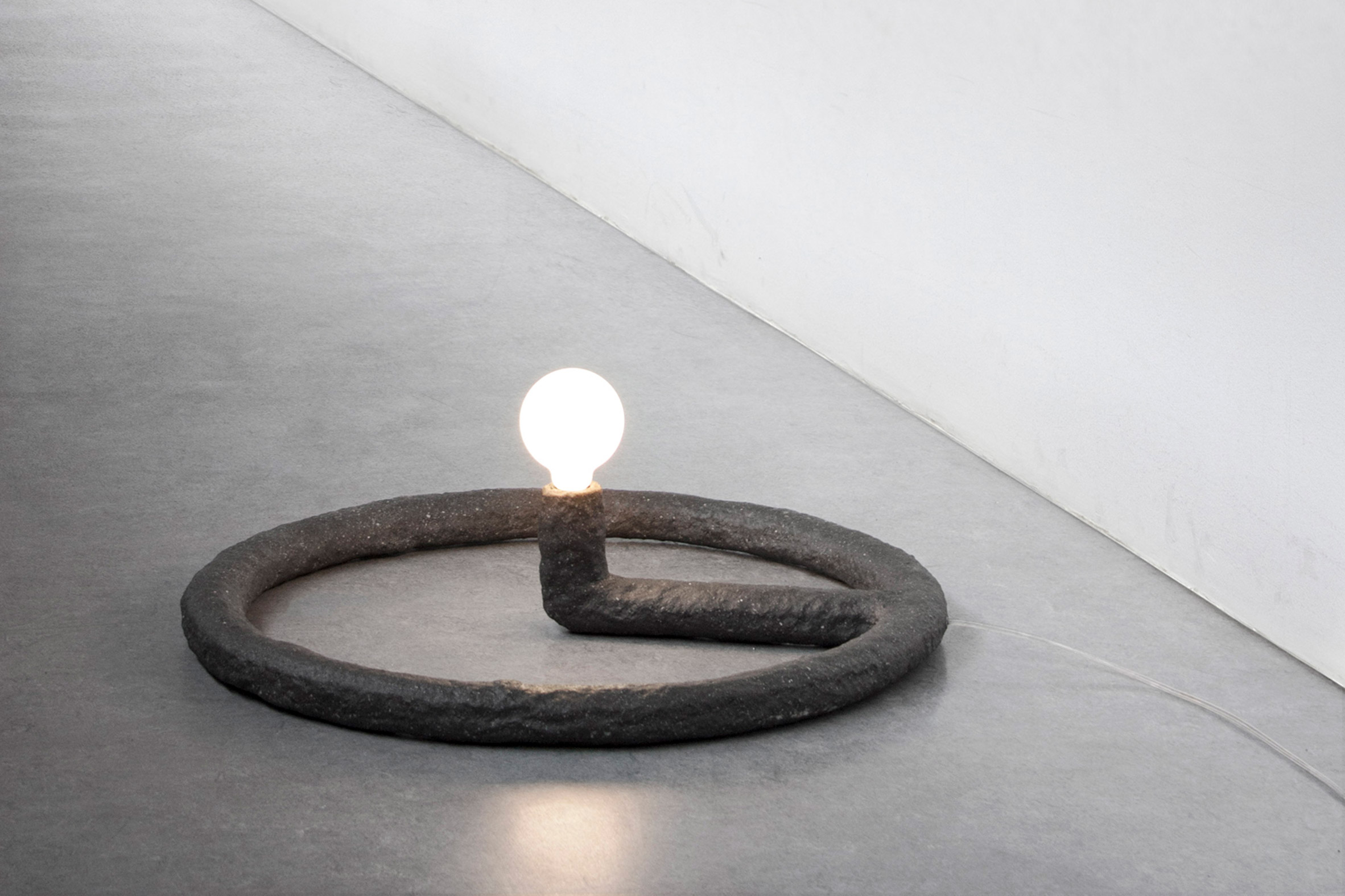 Stine Mikkelsen creates lumpy granite and knobbly tin furniture for Miami gallery