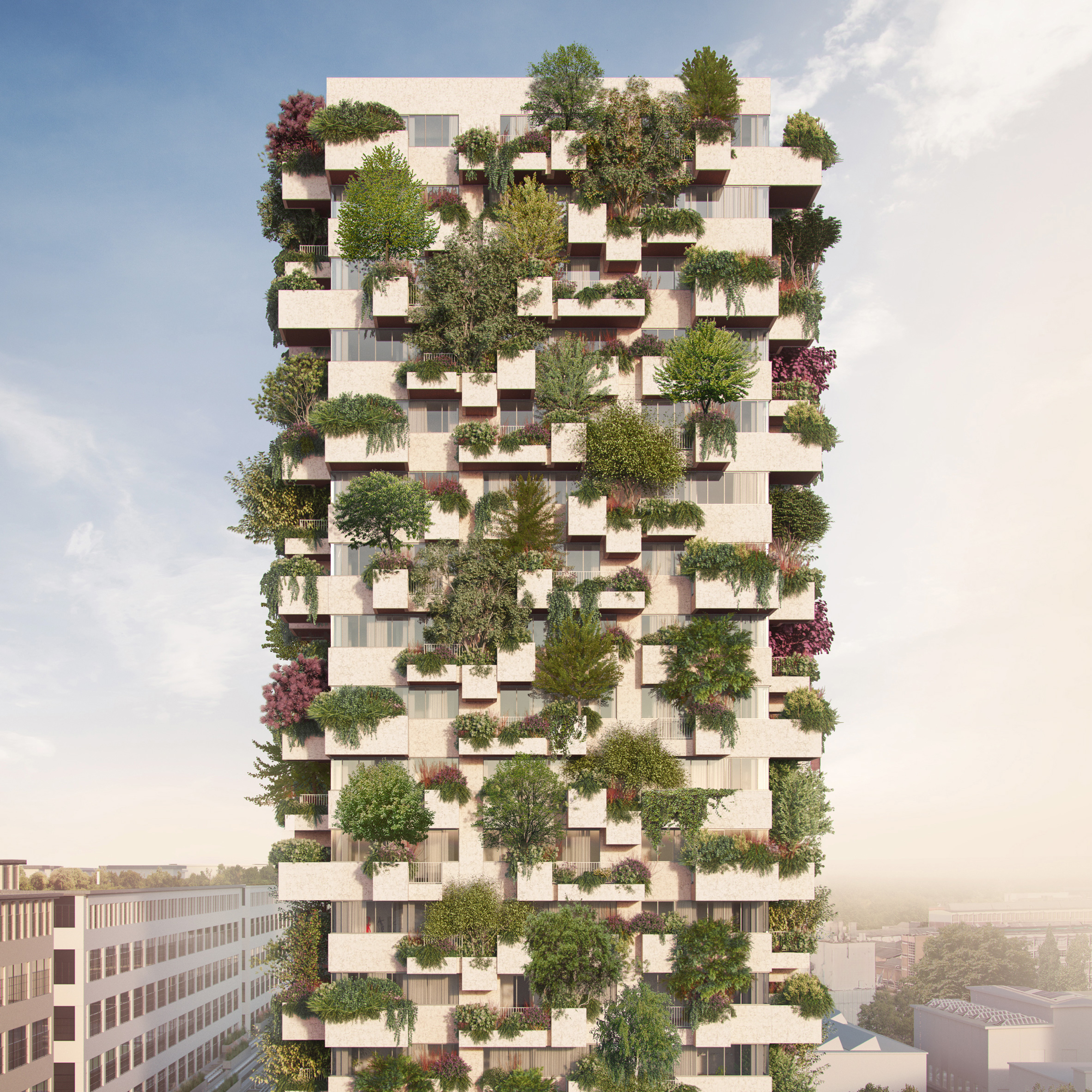 Trudo Vertical Forest in Eindhoven by Stefano Boeri Architetti