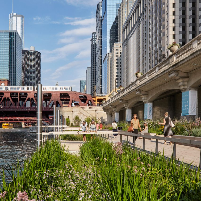 Chicago Riverwalk; Chicago, by Ross Barney Architects
