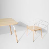 AC/AL Studio creates martial arts-inspired table and chair set for Petite Friture