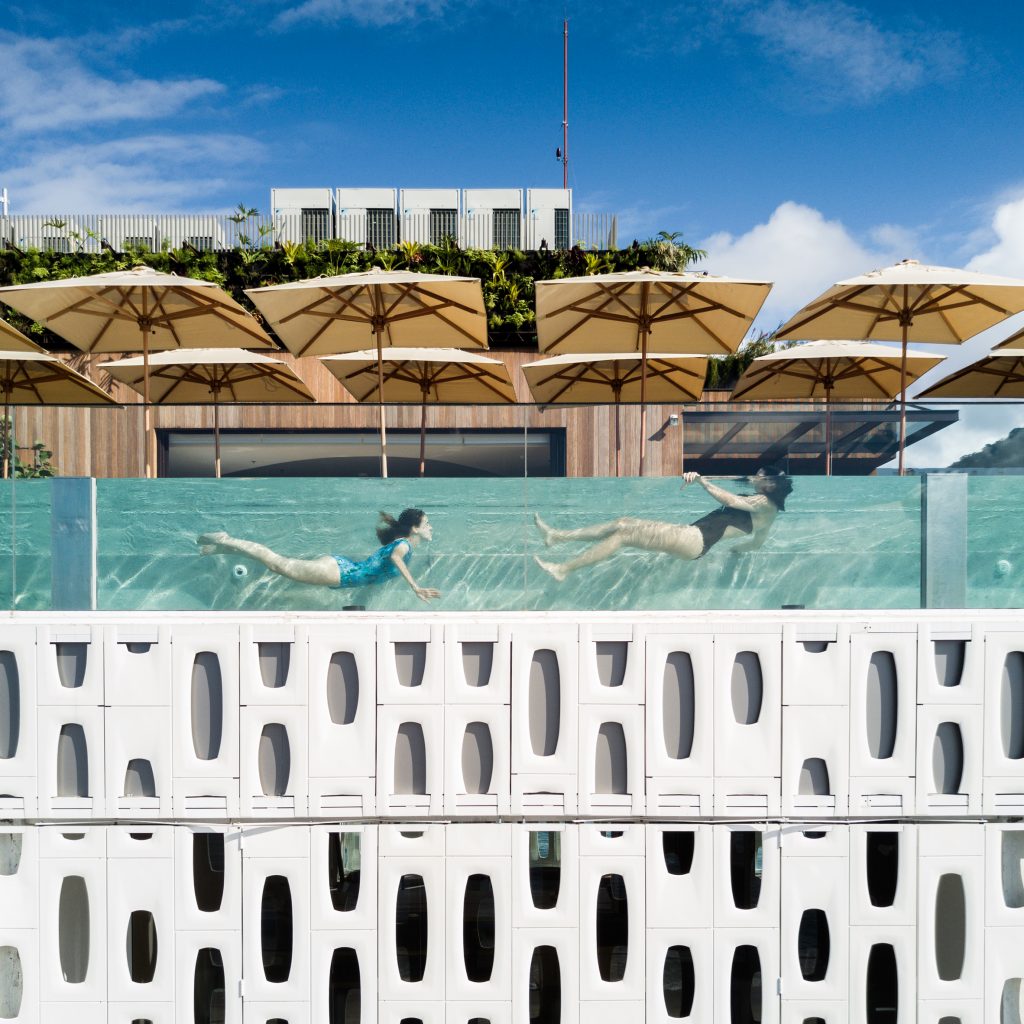 Hotel S Glazed Pool And Holey Shutters Offer Copacabana Beach Views