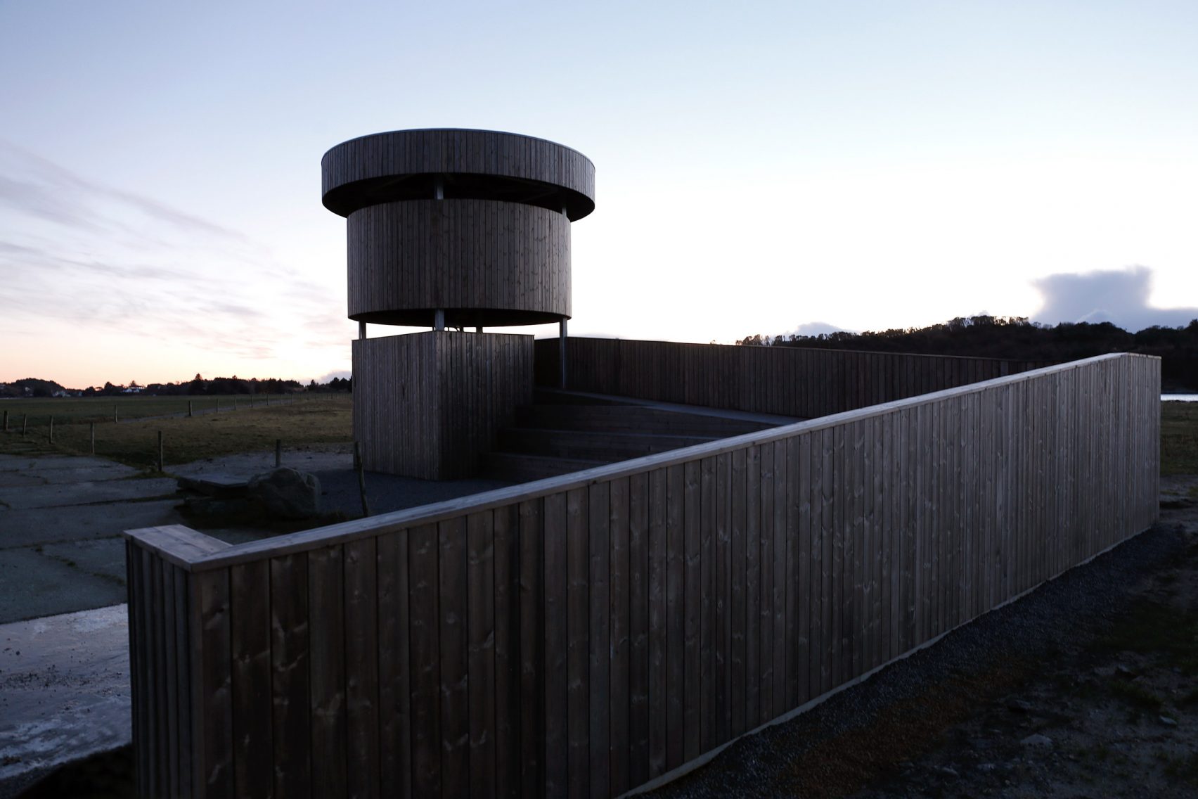 Circular Tower Provides Panoramic Birdwatching Point On Norwegian Island