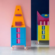Adam Nathaniel Furman creates a pair of cartoon-inspired cabinets