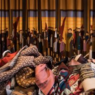 Dimore Studio's opulent textile collection takes over Paris storefront