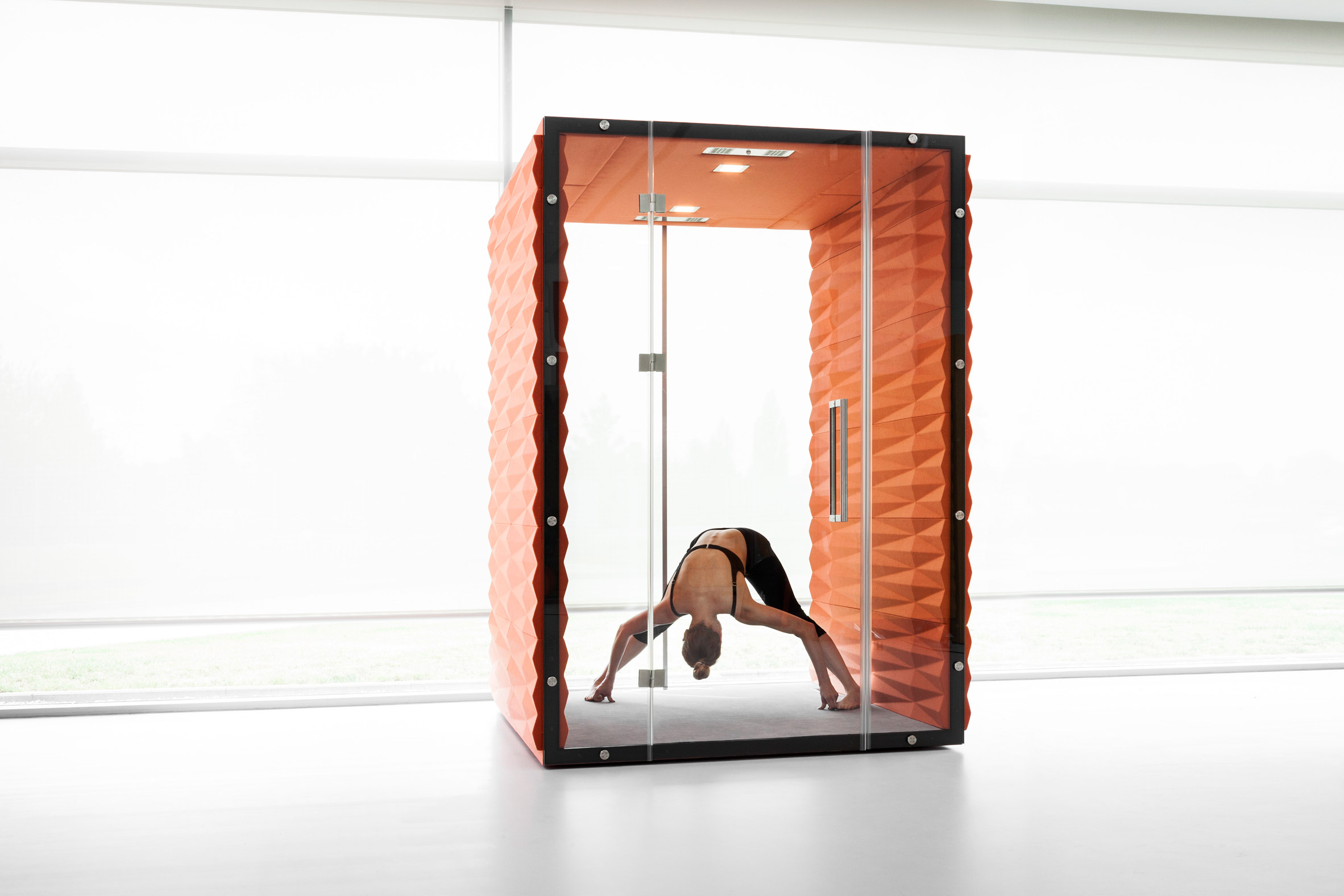 Vank's soundproof pods offer private workspaces for open-plan offices