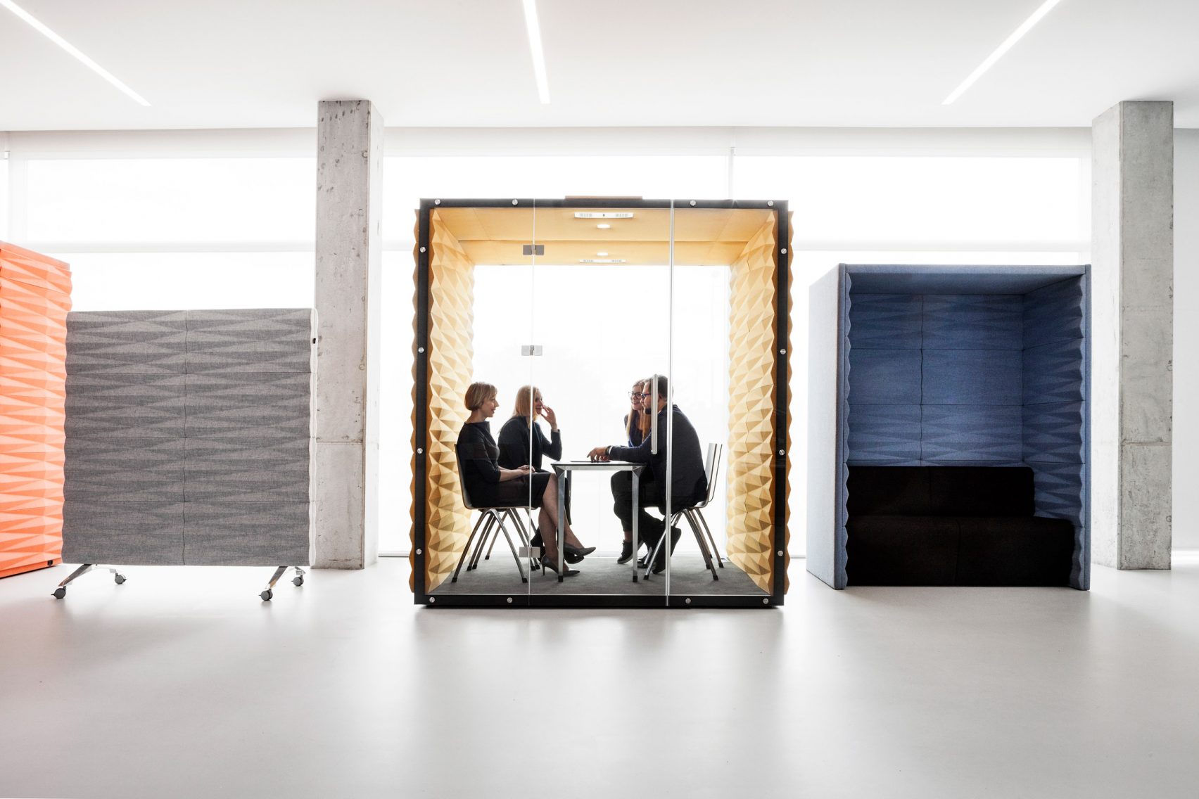 Vank S Soundproof Pods Offer Private Workspaces For Open Plan Offices