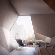 Framlab's Homed proposal seeks to house the homeless population of New York in parasitic pods attached to the exteriors of buildings.