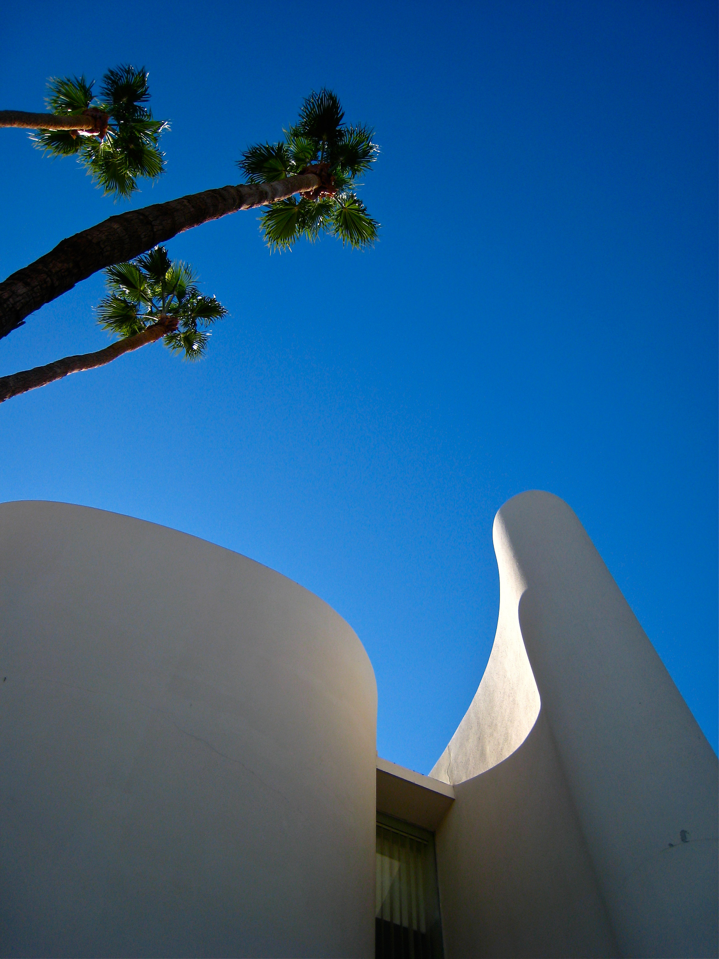 Bank of America in Palm Springs is modelled on a Le Corbusier chapel