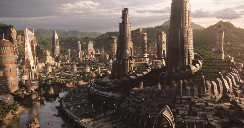 Black Panther film sets are influenced by Zaha Hadid, says designer