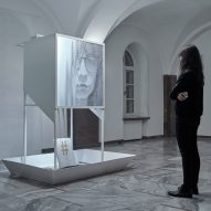 Digital installation seemingly turns selfies into gravel