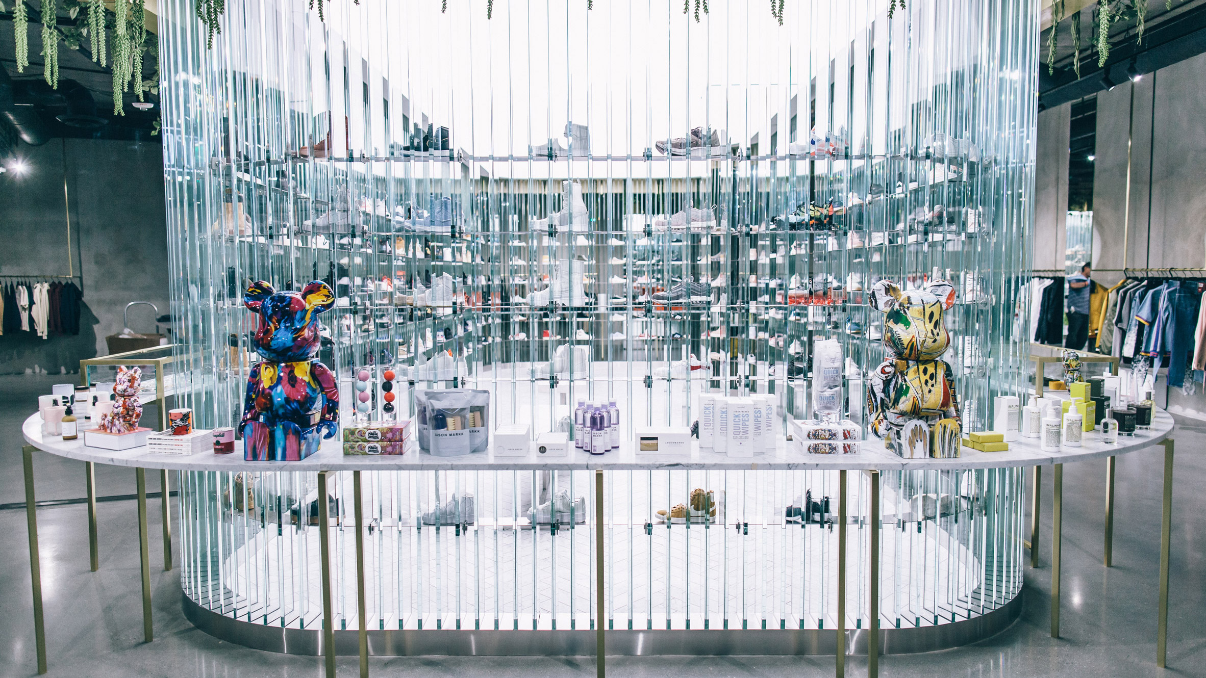 Snarkitecture uses recycled materials for Pharrell Williams' store in Miami