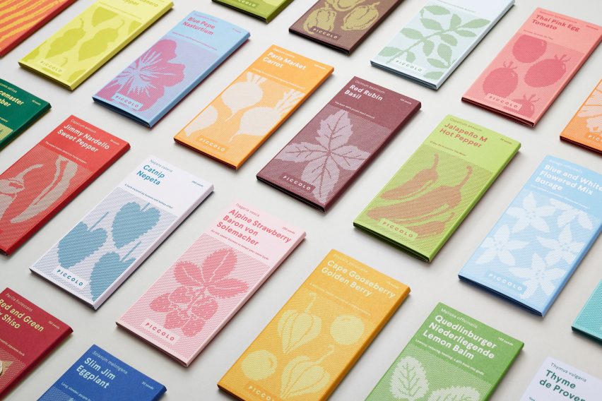 Piccolo seed packaging by Here London