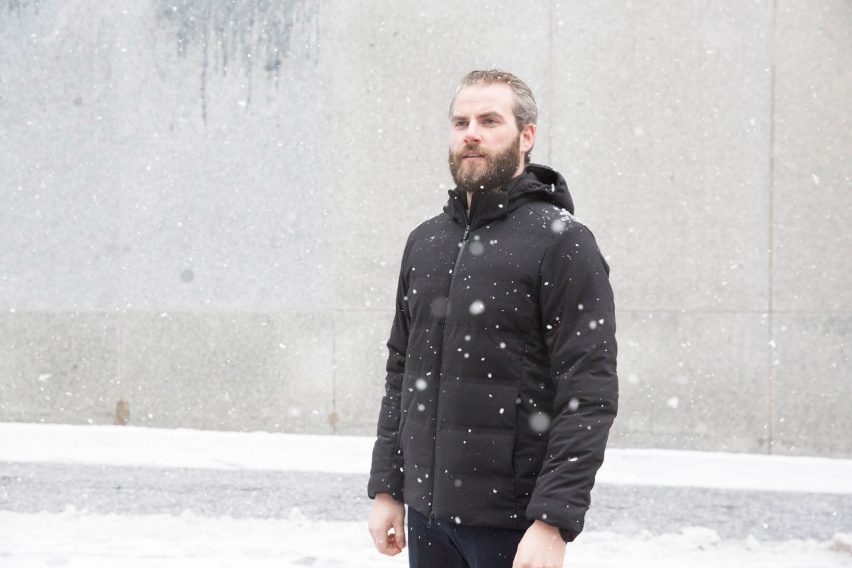 Ministry of Supply's self-heating jacket uses AI to predict users' optimal temperature