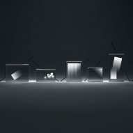 Nendo creates acrylic light sculptures in tribute to Isamu Noguchi