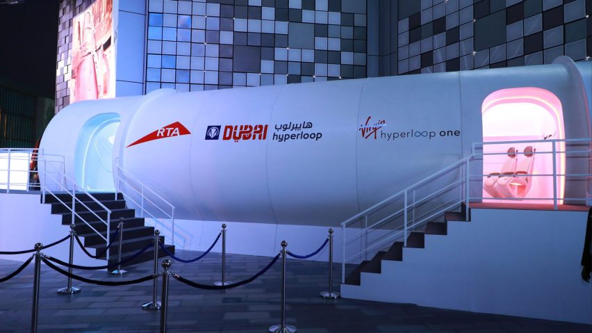 Virgin unveils first prototype of Hyperloop One passenger pod