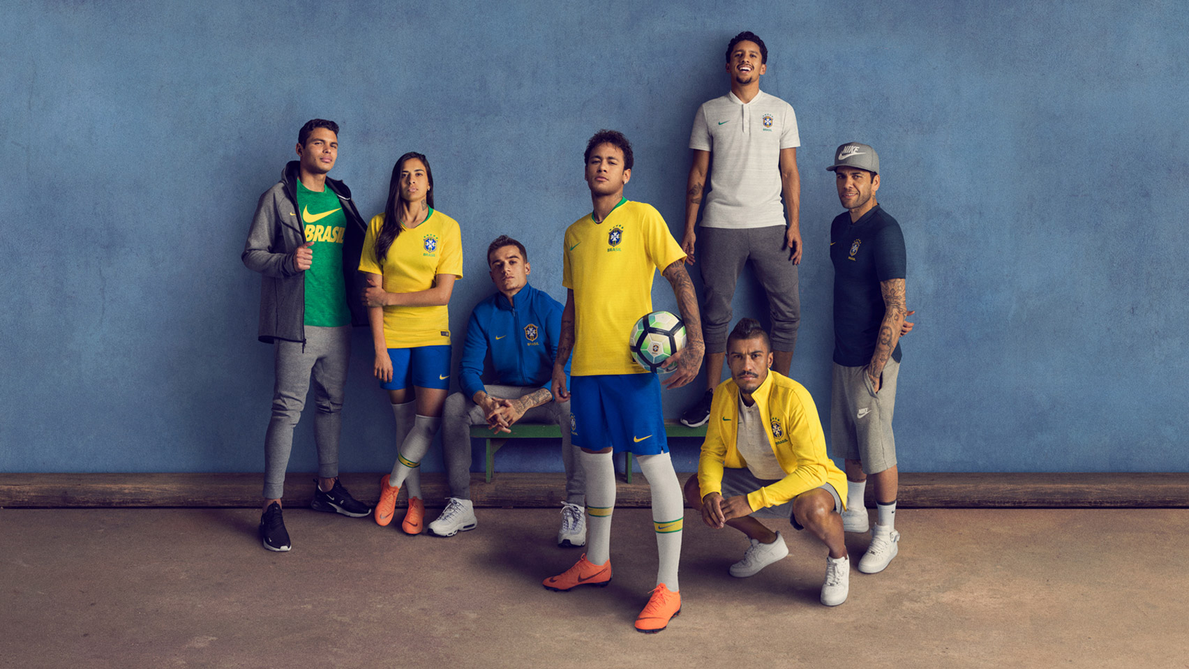 NIKE BRAZIL 2018 AWAY JERSEY BLUE - Soccer Plus