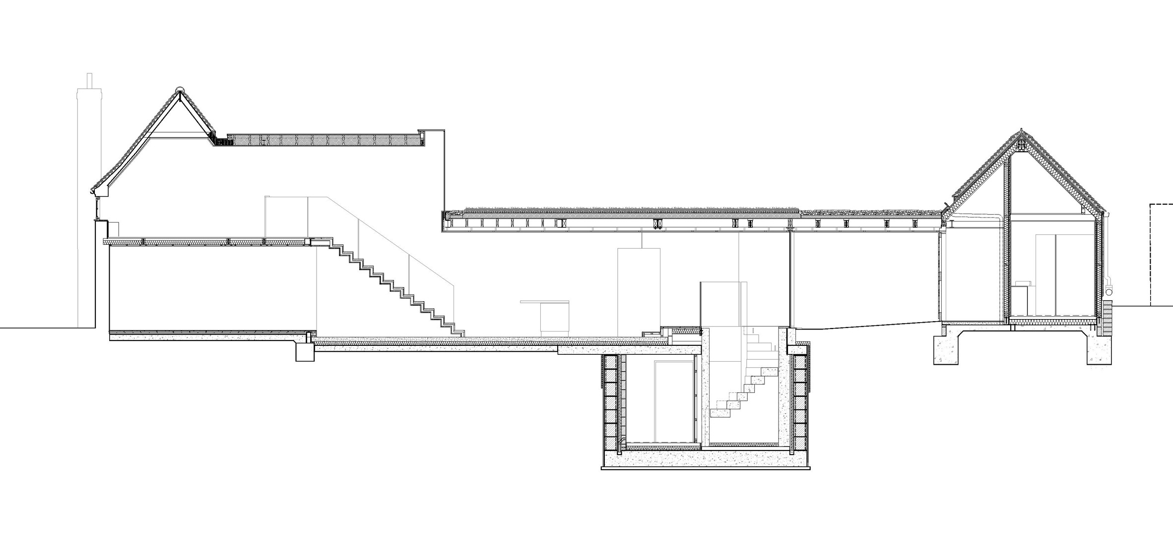 Guy Hollaway Adds Contemporary Extension To His Country Cottage