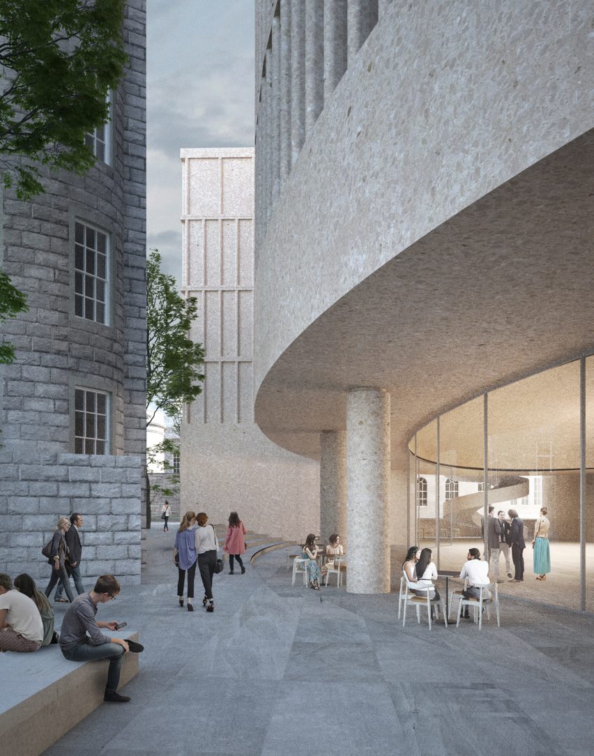 David Chipperfield reveals visuals of new Edinburgh concert hall