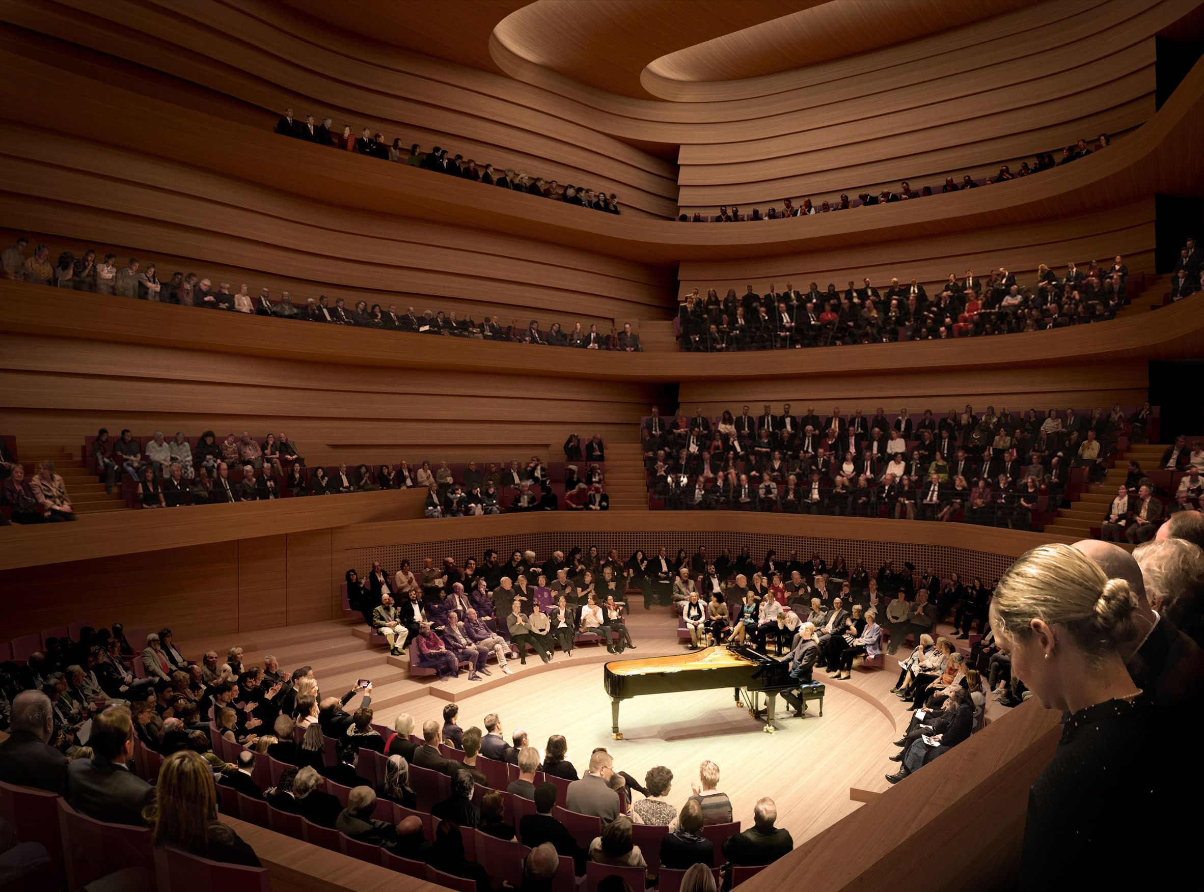 David Chipperfield reveals visuals of new Edinburgh concert hall
