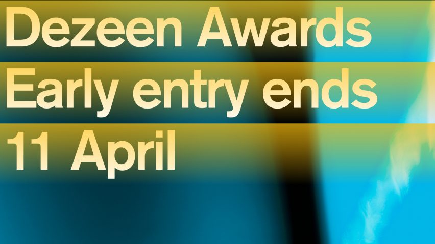 Two weeks until Dezeen Awards discounted early entry period ends