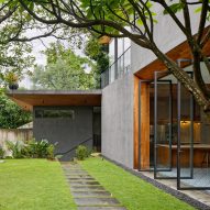 Pivoting doors offer breezes and views at Tamara Wibowo's Indonesian home