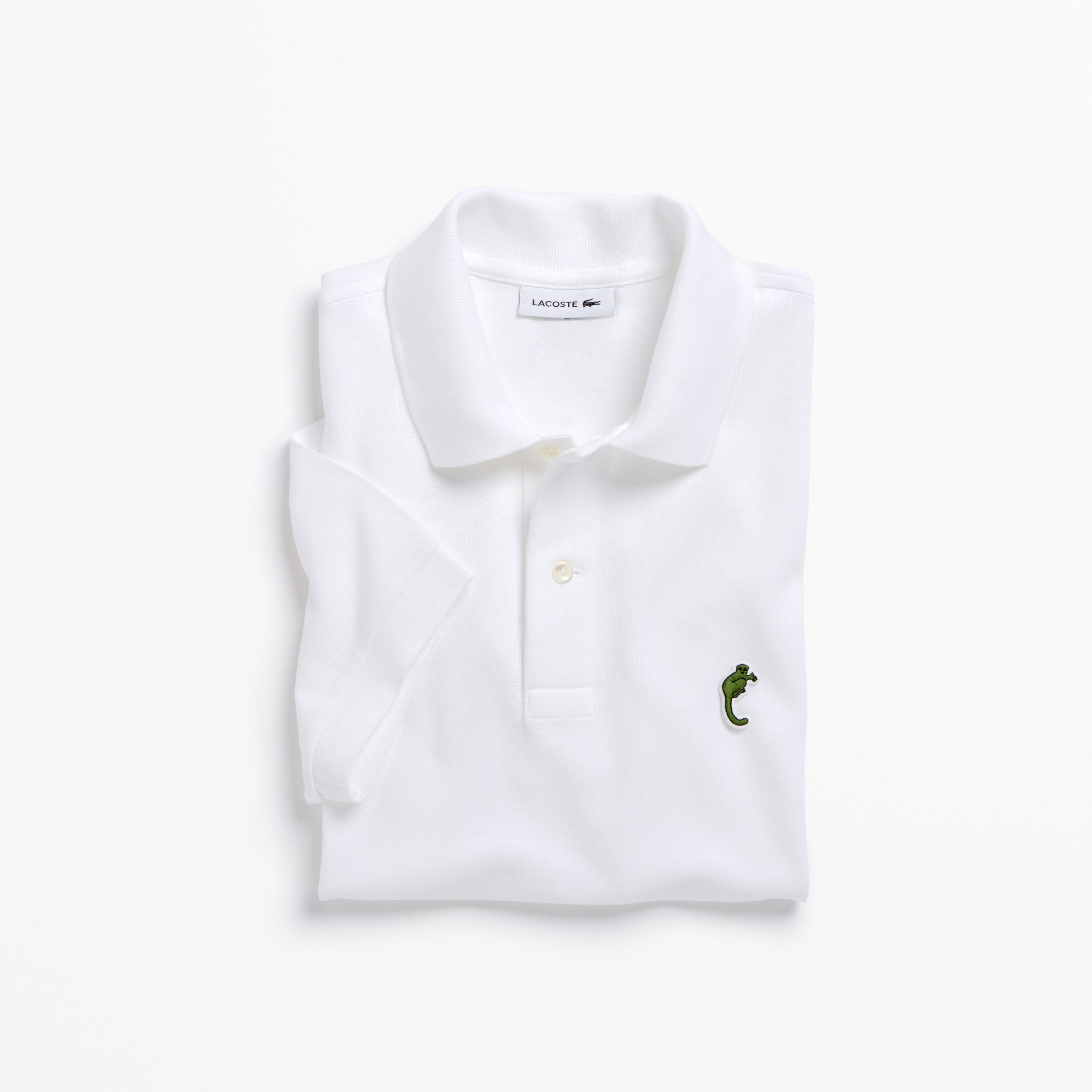 Lacoste crocodile logo replaced by 