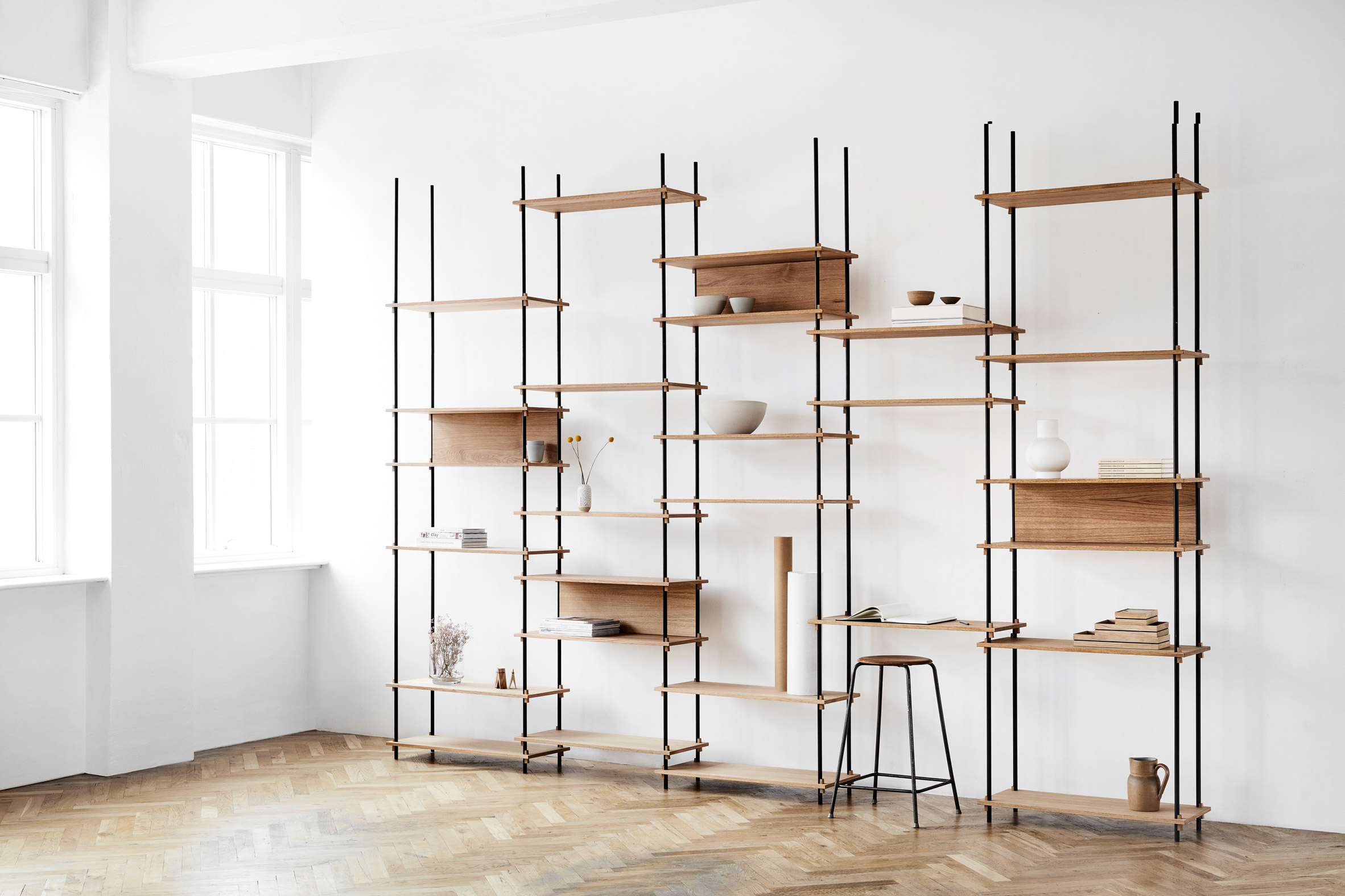 Cumix Design Shelf DATZ-Wall Shelf-Shelving System-Flexible Expandable 