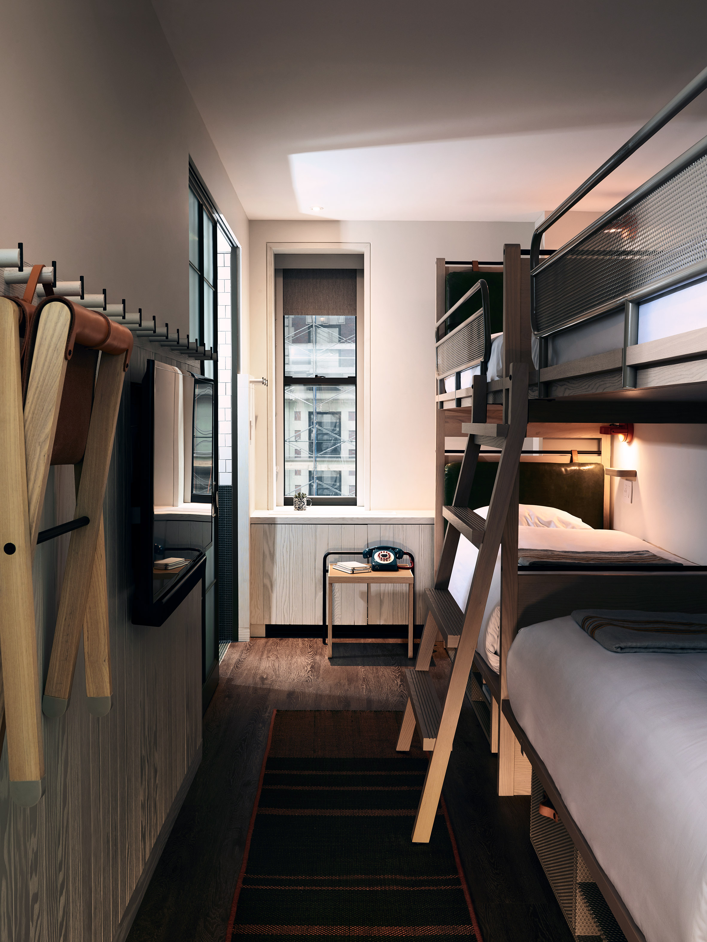 Bedrooms At Moxy Times Square Hotel, Bunk Bed Hotel Nyc