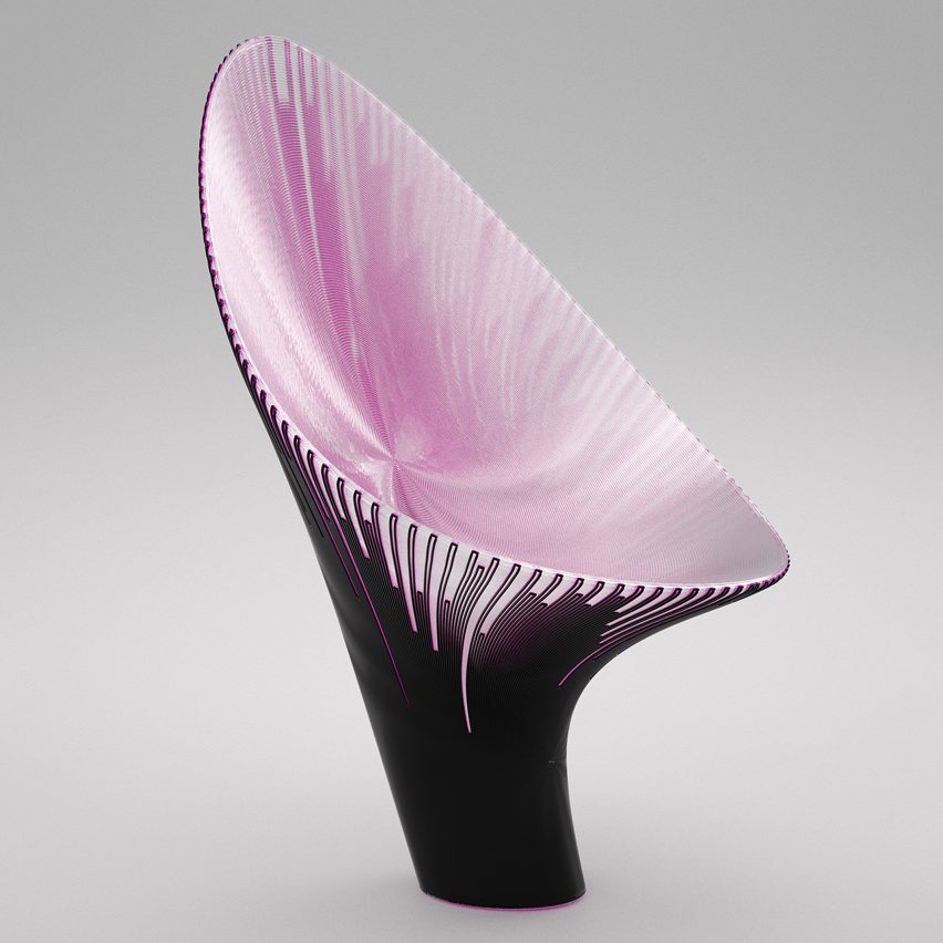 Nagami's first collection features 3D-printed chairs by Zaha Hadid Architects