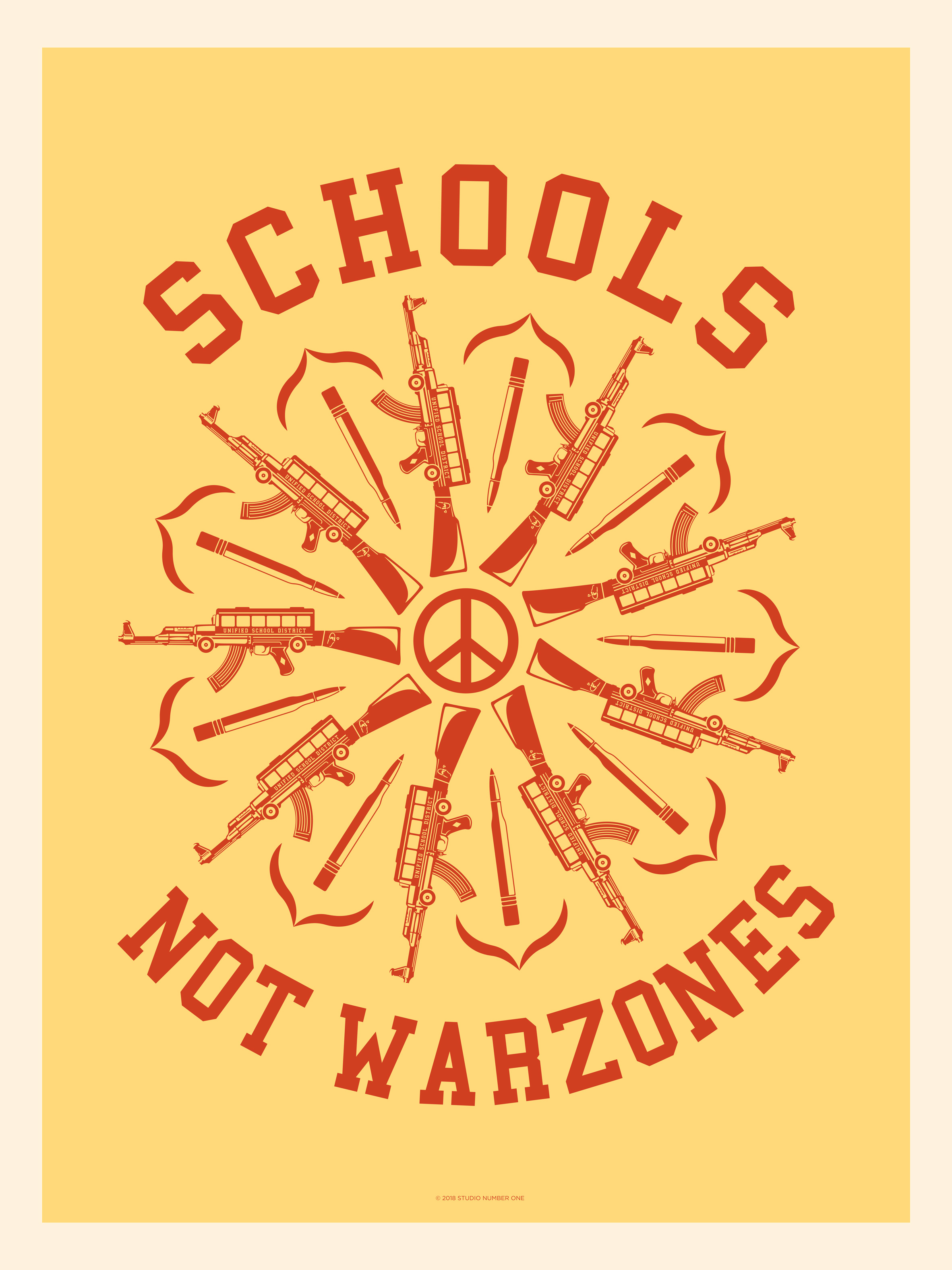 Shepard Fairey creates posters to protest school gun violence