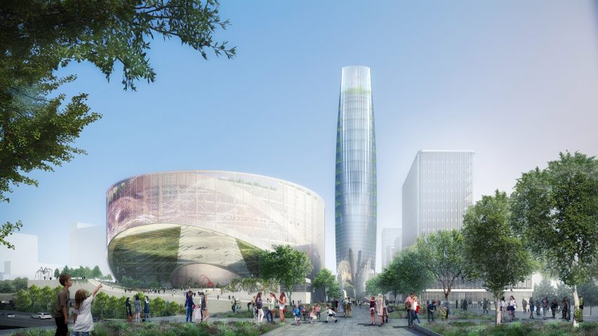Charenton-Bercy District Masterplan and Tower in Eastern Paris