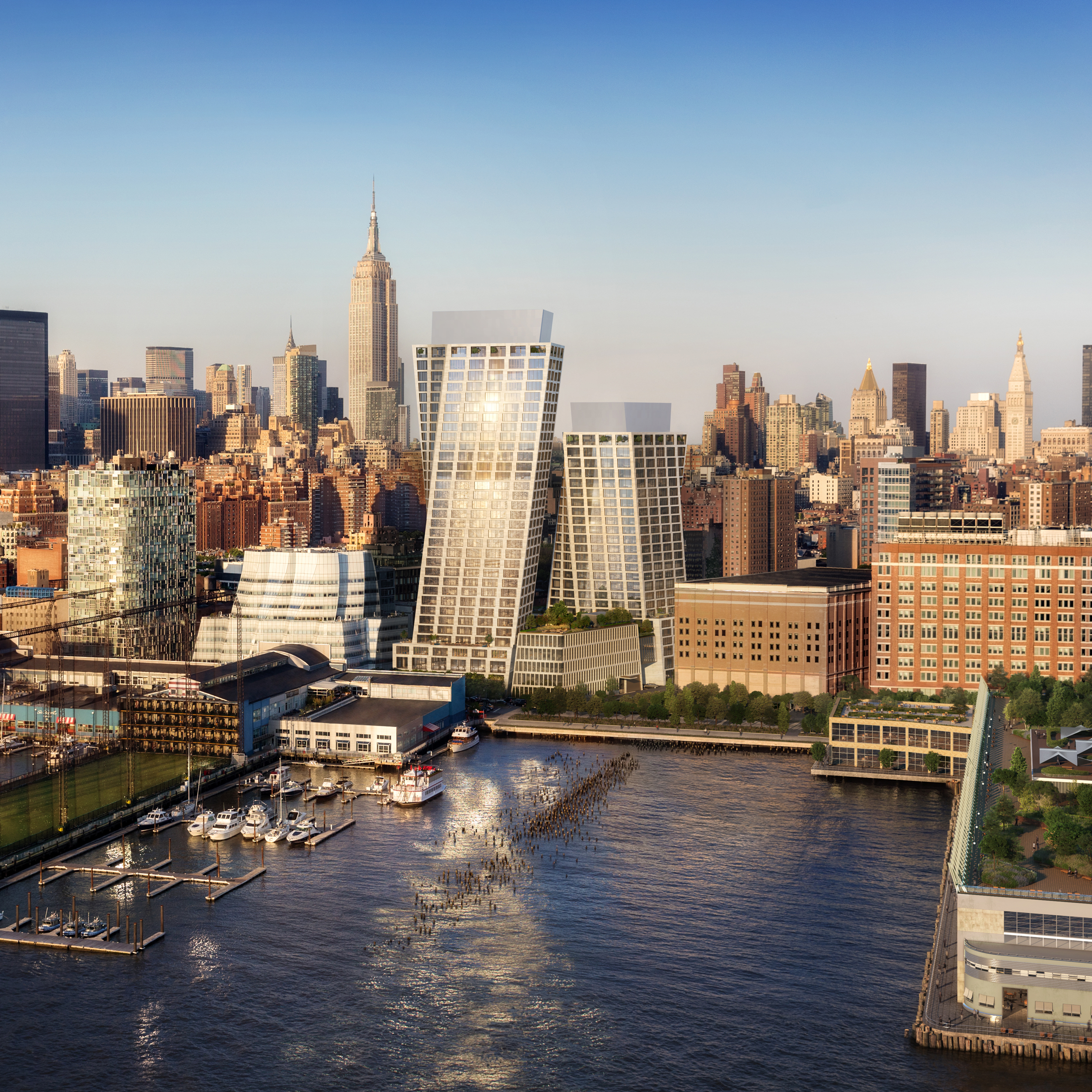 Galeria de Novas imagens do The Eleventh mostram a torre do BIG em  construção em Manhattan - 3