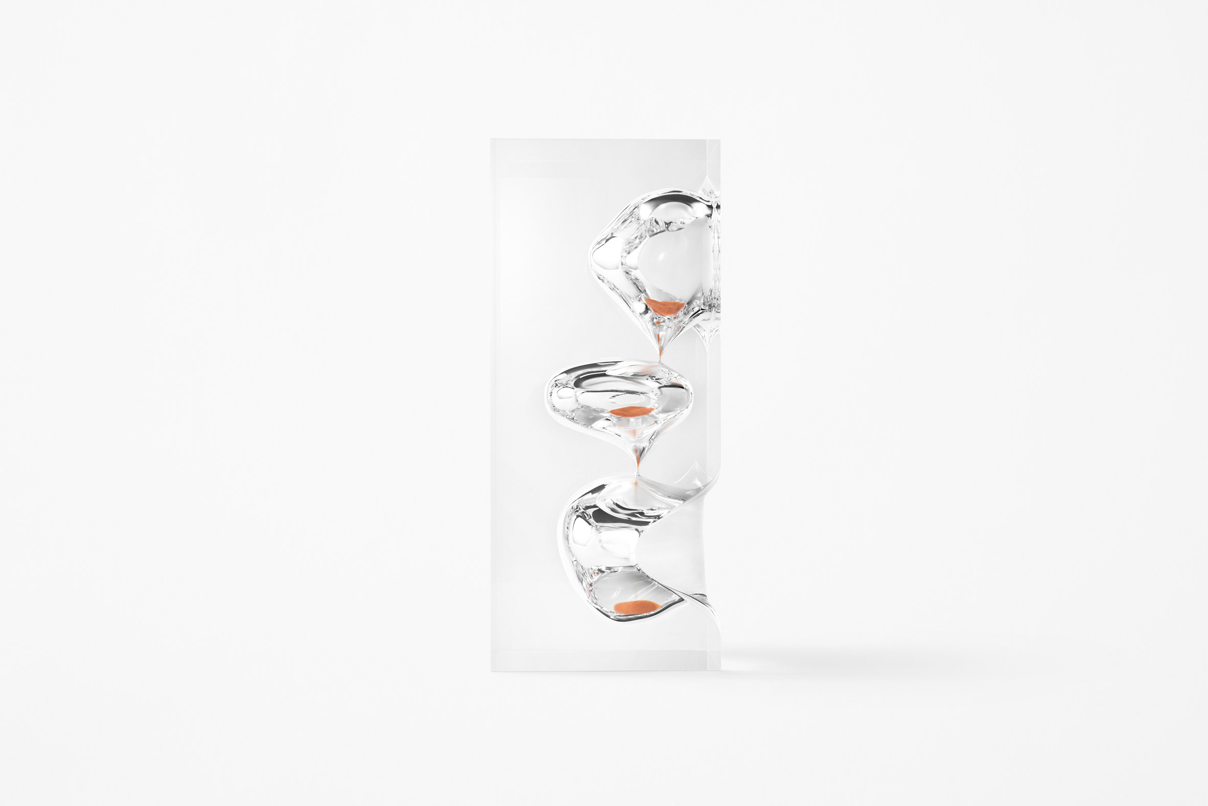 Nendo aims to "design time" with collection of unconventional hourglasses