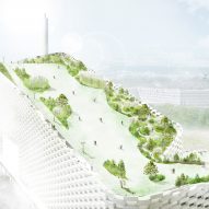 SLA Architects' ski park atop BIG's Copenhagen power plant to open this year