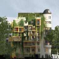 Parasitic extensions to Paris apartment building could reduce energy consumption