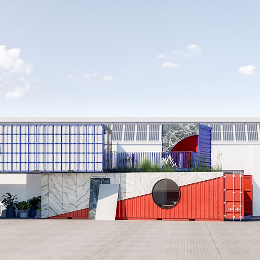 Containerwerk installation in Milan