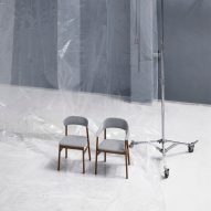 Simon Legald's Herit chair for Normann Copenhagen is "draped in nostalgia"