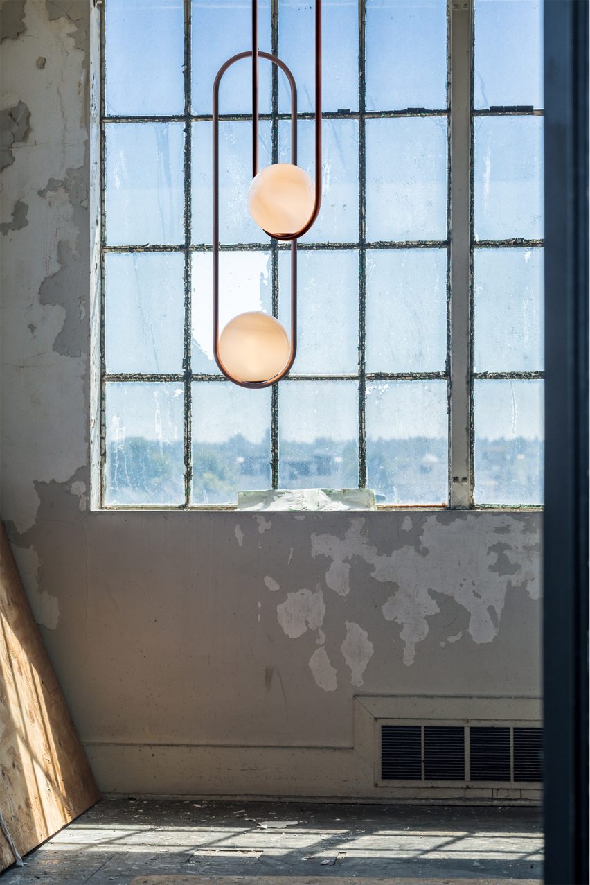 Matthew McCormick's Mila pendant lights are "a study of reductionism"