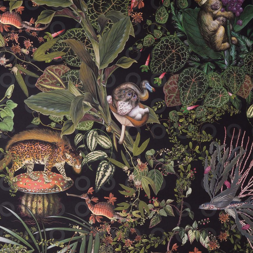 Moooi pays tribute to extinct animals with range of wallpaper and carpets