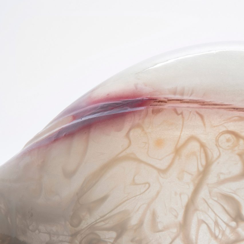 Neri Oxman creates masks inhabited by pigment-producing microorganisms