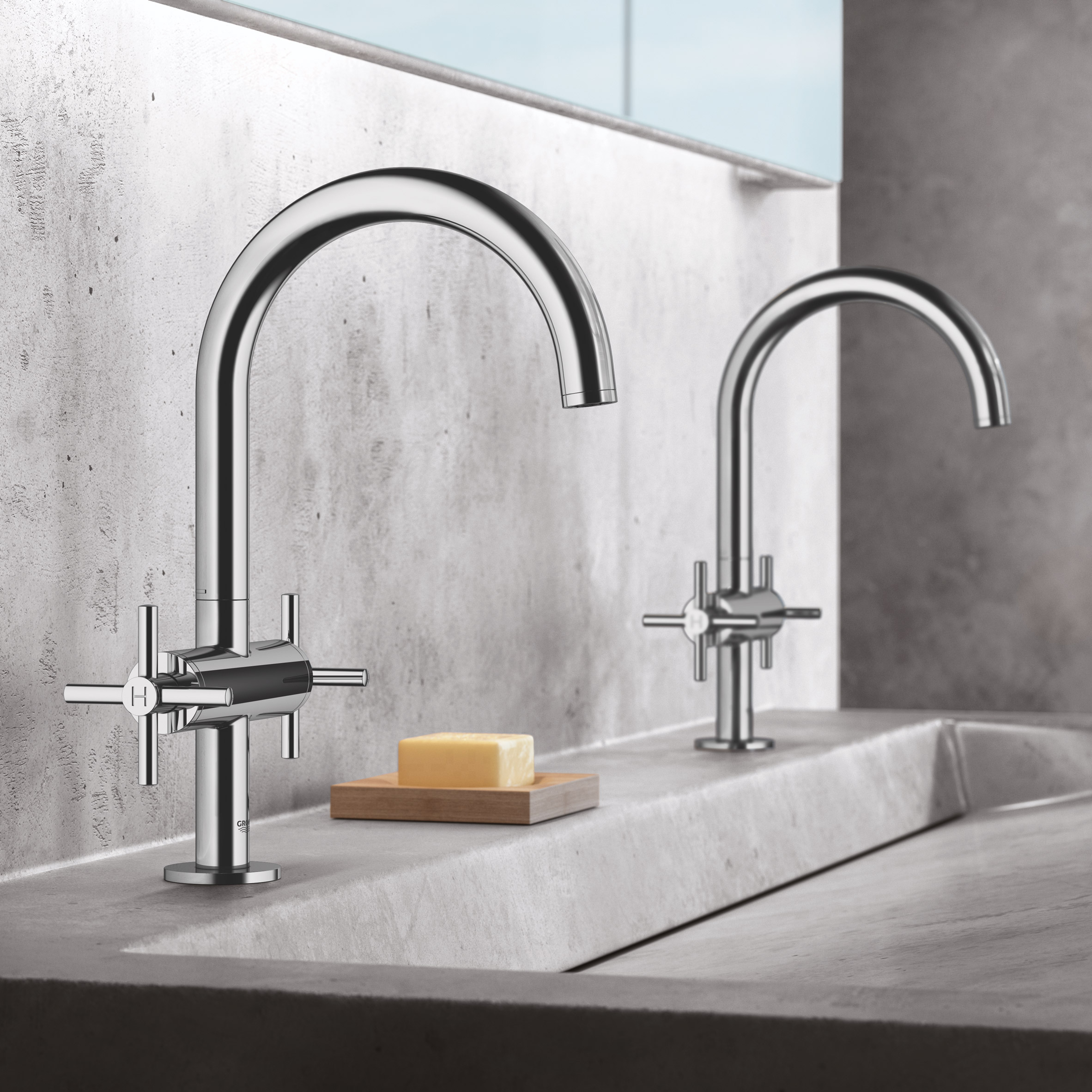 Shop Grohe Europlus S Size Bathroom Faucet With Fixed Spout