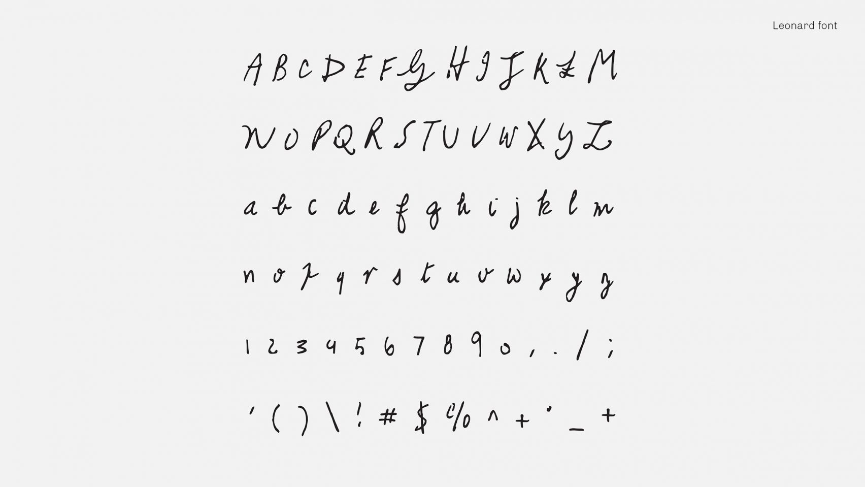 Kurt Cobain And David Bowies Handwriting Feature In New Typeface Series 7550