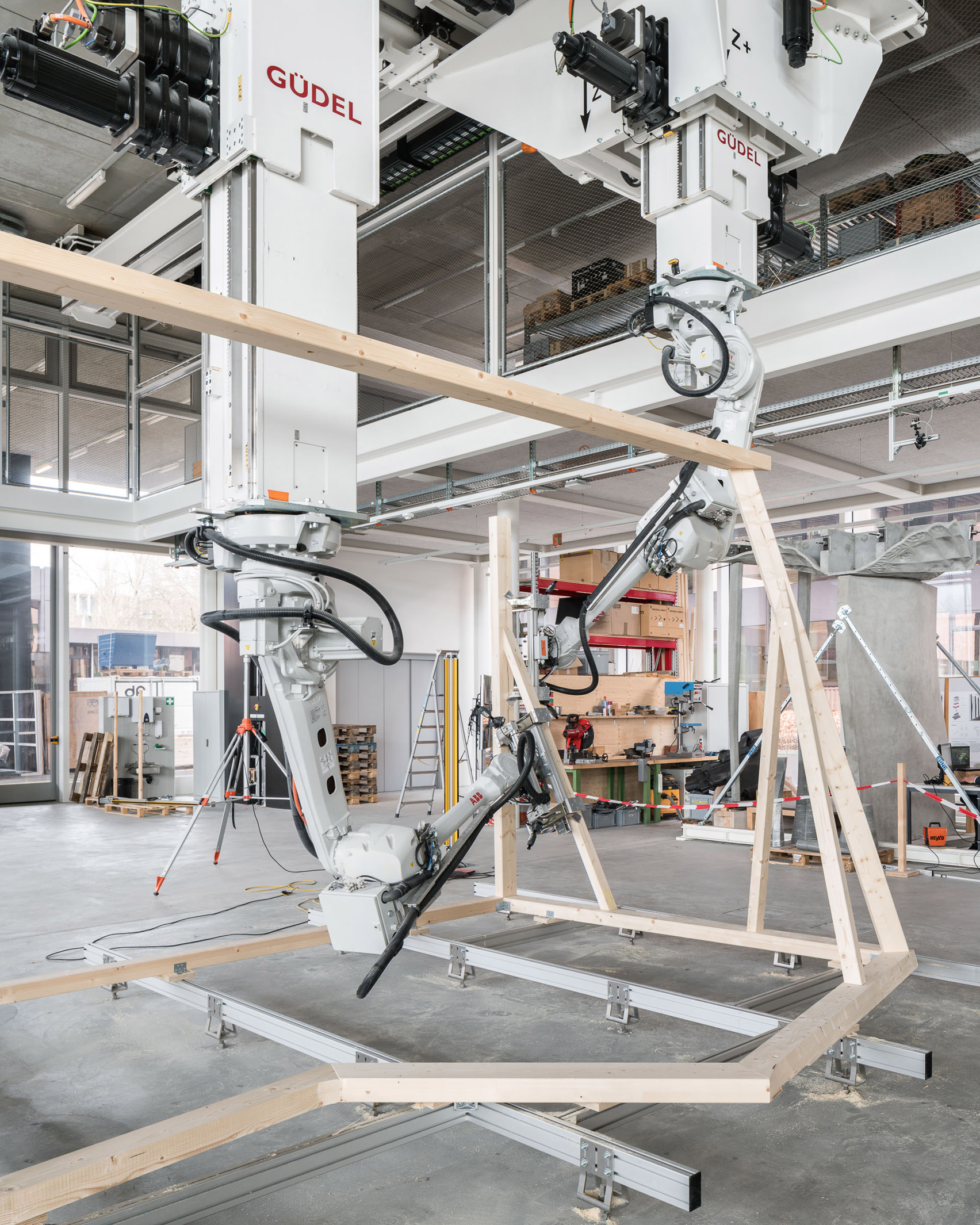 ETH Zurich robots use digital construction to build structures