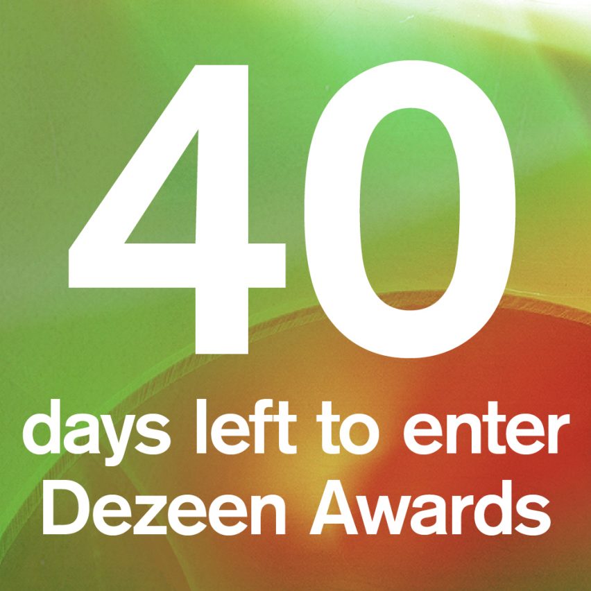 Dezeen Awards 40 days to go