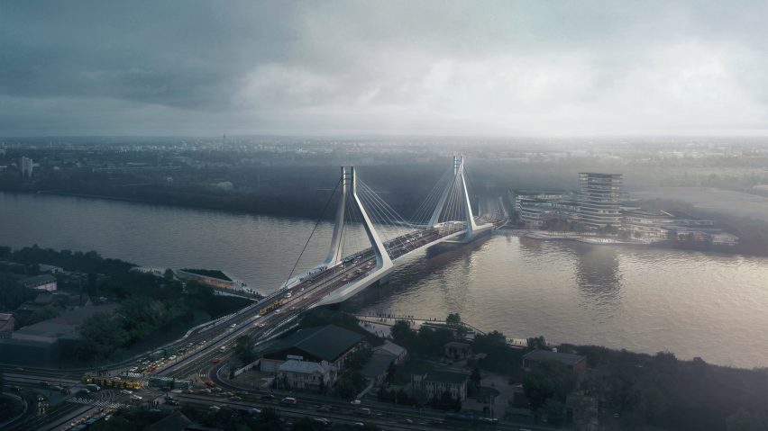New Budapest Bridge by UNstudio