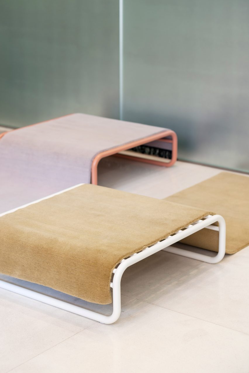 Katrin Greiling turns Kinnsand rugs into furniture